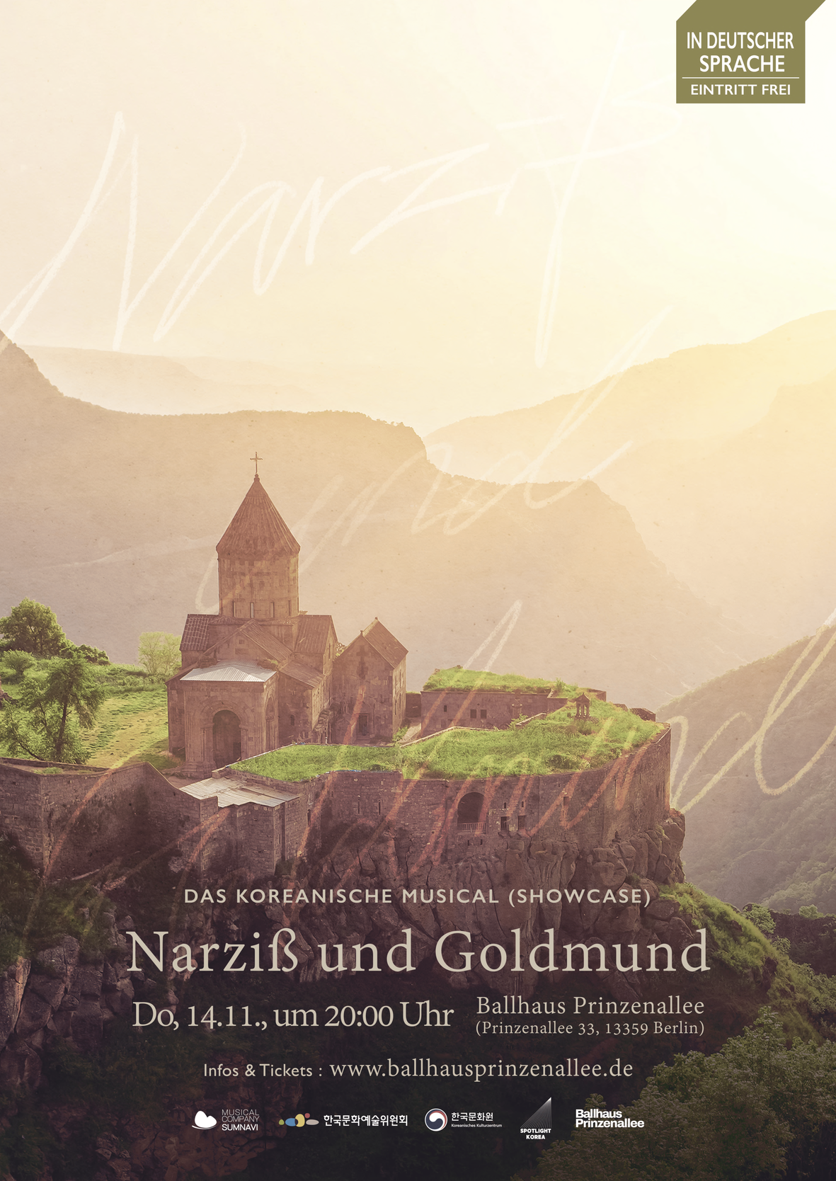 „Showcase – Musical Narziß und Goldmund”