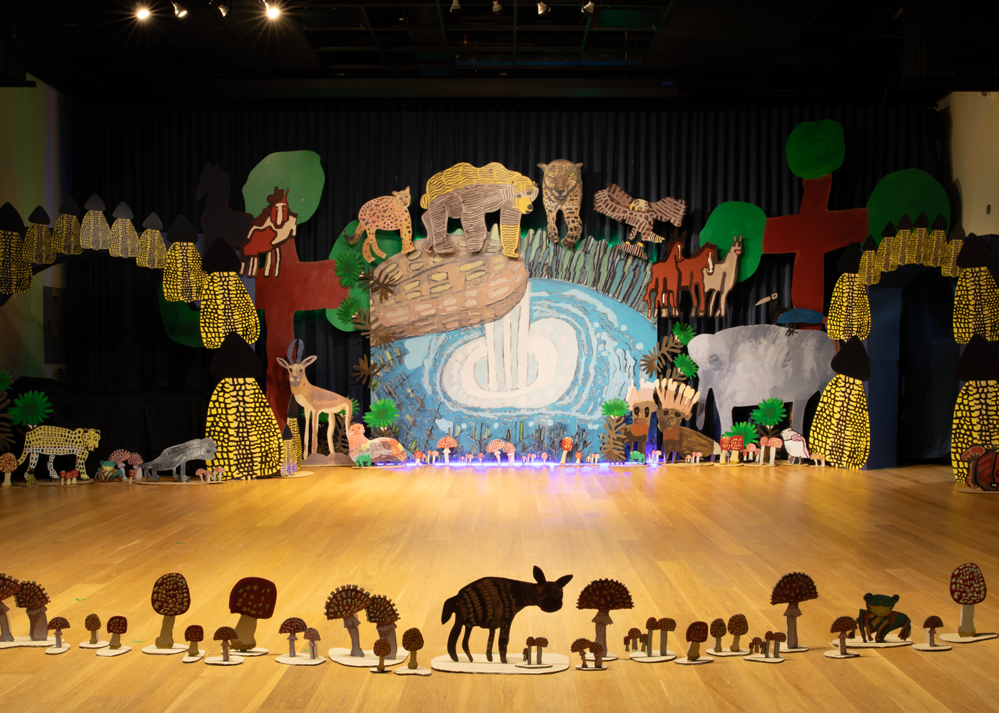 Stage view of Circle of Nature performance