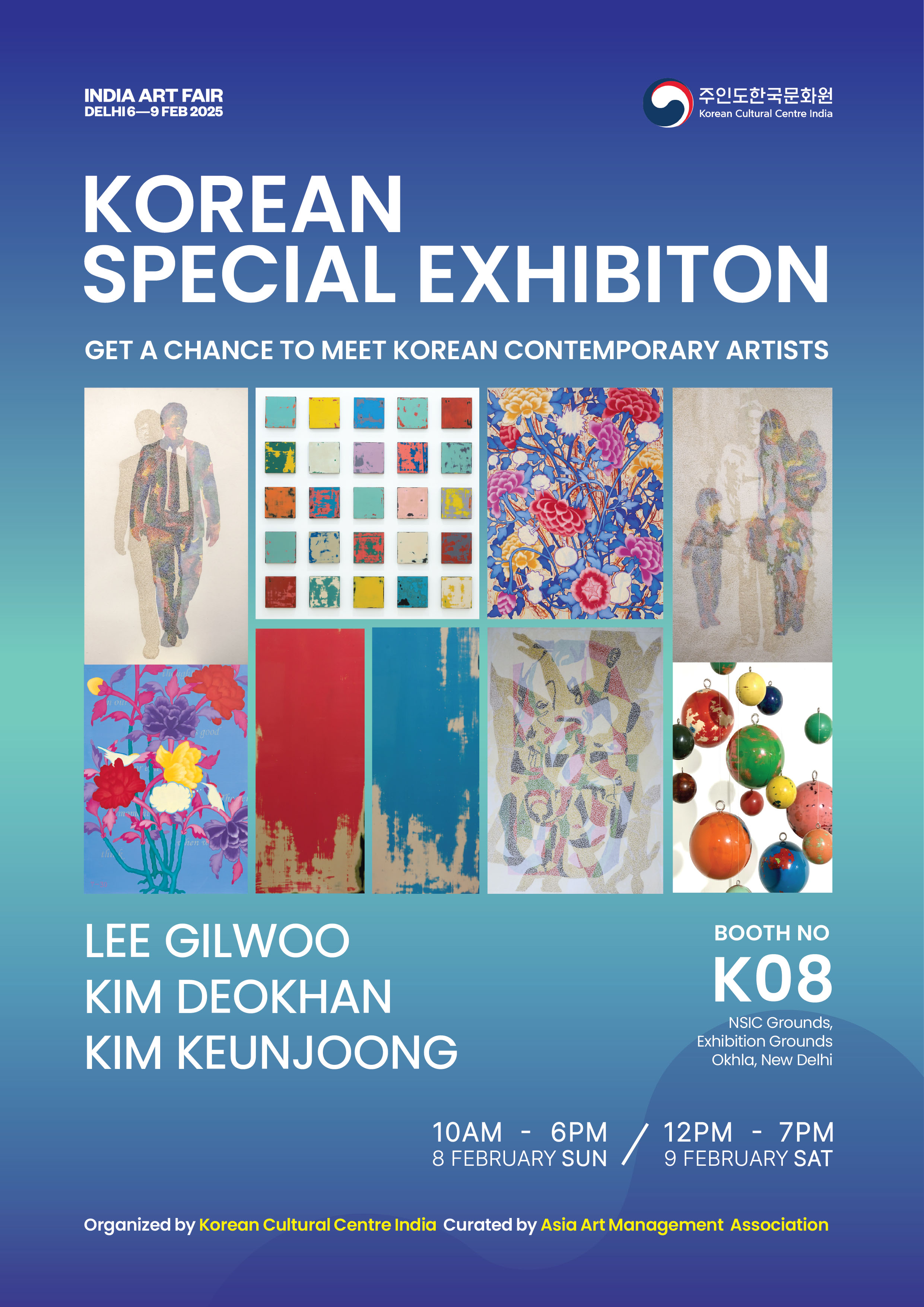 Korea Special Exhibition participation&nbsp;  in India Art Fair 2025