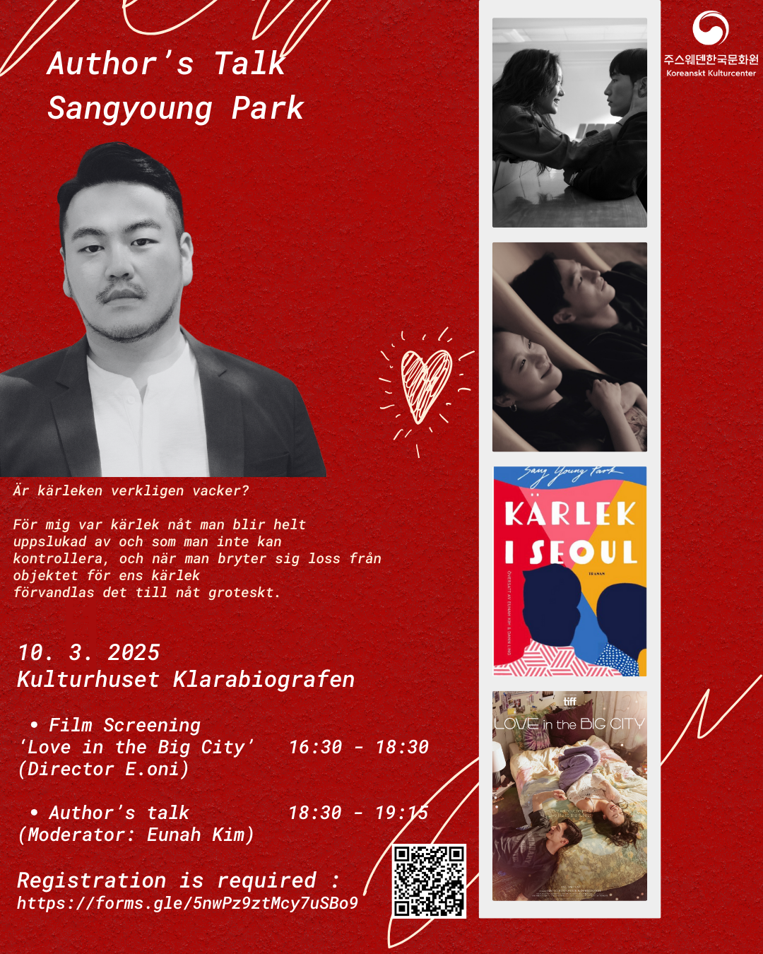 Meeting with Korean Author, Sangyoung Park