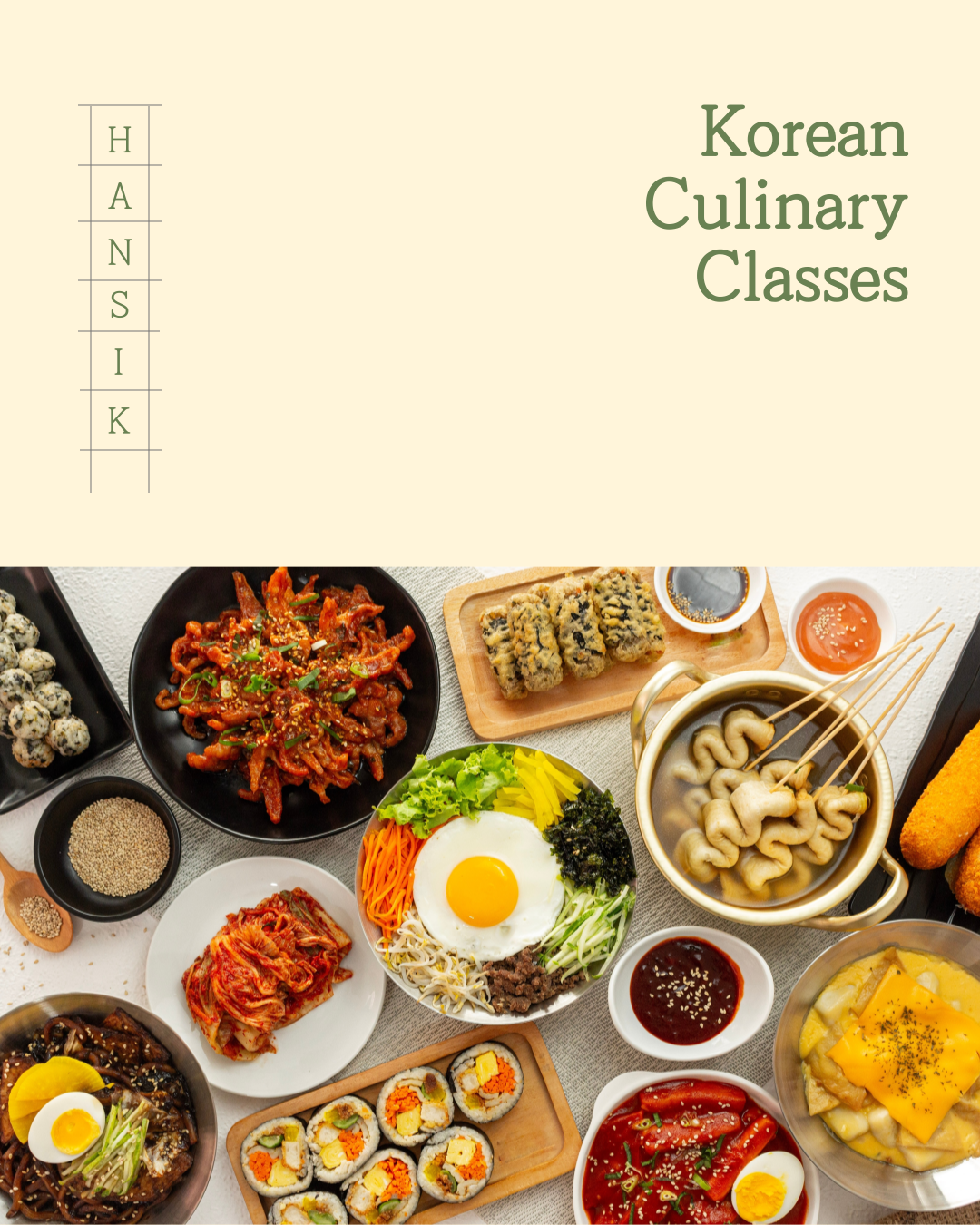 In March 2025, Korean Culinary Classes are back!  &nbsp;  ​  The Korean Cultural Center is organizing three series of Korean culinary classes themed around &quot;K-Street Food.&quot; The three dishes featured are popular, and loved by both Korean culture enthusiasts and Koreans themselves: Korean spicy&nbsp;fried&nbsp;chicken, Hotteok (stuffed pancake), and Tteokbokki.  &nbsp;  ​  Location: Korean Cultural Centre of Brussels  Language: French  Participation Criteria: Open to all residents of Belgium (excluding Korean nationals).  &nbsp;  ​  Program:  The classes will be led by Chef Baik Sung-Hee, a Korean cuisine instructor, who will share her knowledge and passion for Korean culinary culture. You will also have the opportunity to exchange curiosities, experiences, and love for food with other participants while cooking together!  &nbsp;  Series&nbsp;1     March 27 at 3:00 PM  	  Korean Spicy Fried Chicken     April 3 at 3:00 PM  	  Hotteok (stuffed pancake)     April 10 at 3:00 PM  	  Tteokbokki  &nbsp;  Series&nbsp;2     March 27 at 6:00 PM  	  Korean Spicy Fried Chicken     April 3 at 6:00 PM  	  Hotteok (stuffed pancake)     April 10 at 6:00 PM  	  Tteokbokki  &nbsp;  Series&nbsp;3     March 28 at 11:00 AM  	  Korean Spicy Fried Chicken     April 4 at 11:00 AM  	  Hotteok (stuffed pancake)     April 11 at 11:00 AM  	  Tteokbokki  &nbsp;  &nbsp;&nbsp;  Participation Fee (ingredients included)  Series 1 (3 cooking classes): 75 EUR  Series 2 (3 cooking classes): 75 EUR  Series 3 (3 cooking classes): 75 EUR  &nbsp;  ​  Registration:  Registration for a series of classes will open on March 5, 2025, at 12:00 PM via Eventbrite.  -The registration links will be posted on Eventbrite:  https://www.eventbrite.com/o/korean-cultural-center-brussels-9907106673  ​  &nbsp;  Conditions:  -Each series is limited to 12 participants, and registration will be on a first-come, first-served basis.  -A maximum of 5 people can be added to the waitlist on Eventbrite.  -Each person can only register for one series of classes for the year. It is not possible to attend individual classes within a series.  -After your registration, you will receive a message from Eventbrite with instructions for the full payment of the series.  -Payment must be made within three days to guarantee your spot.  -Any registration that is not paid within this period will be automatically canceled.  &nbsp;  ​  Refund Policy :  A refund will be exceptionally granted in the following cases:  1.&nbsp;&nbsp;&nbsp;&nbsp;Cancellation of classes by the Korean Cultural Centre  2.&nbsp;&nbsp;&nbsp;&nbsp;Emergency hospitalization (medical certificate required)  ​  ​  Allergens :  We primarily use Korean fermented products based on soy and sesame, so please note potential allergens (soy, gluten, sesame).