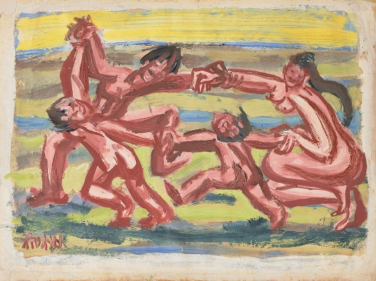 A group of naked people dancing

AI-generated content may be incorrect.