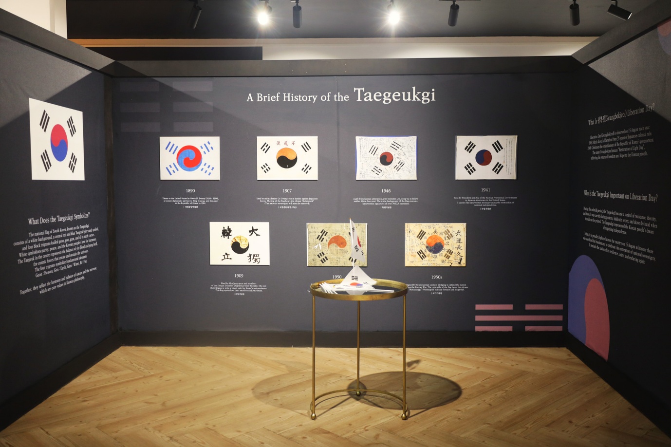 A table with paintings on it

AI-generated content may be incorrect.