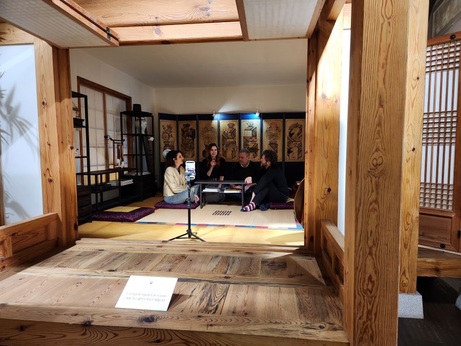 넷플릭스 시리즈 "이 사랑 통역 되나요?" 이탈리아어 더빙 관련 콘텐츠 촬영 모습